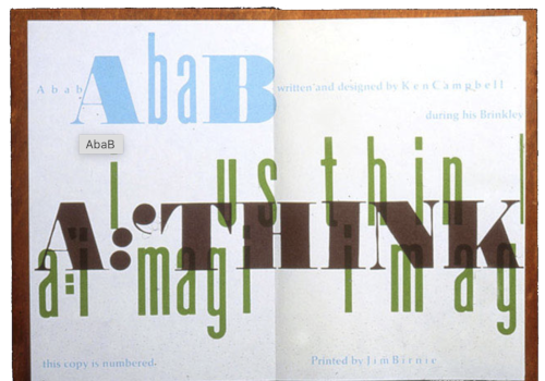 Campbell, Ken; AbaB (1984)