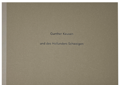 Keusen, Gunther; und des Hollunders Schweigen (2024)